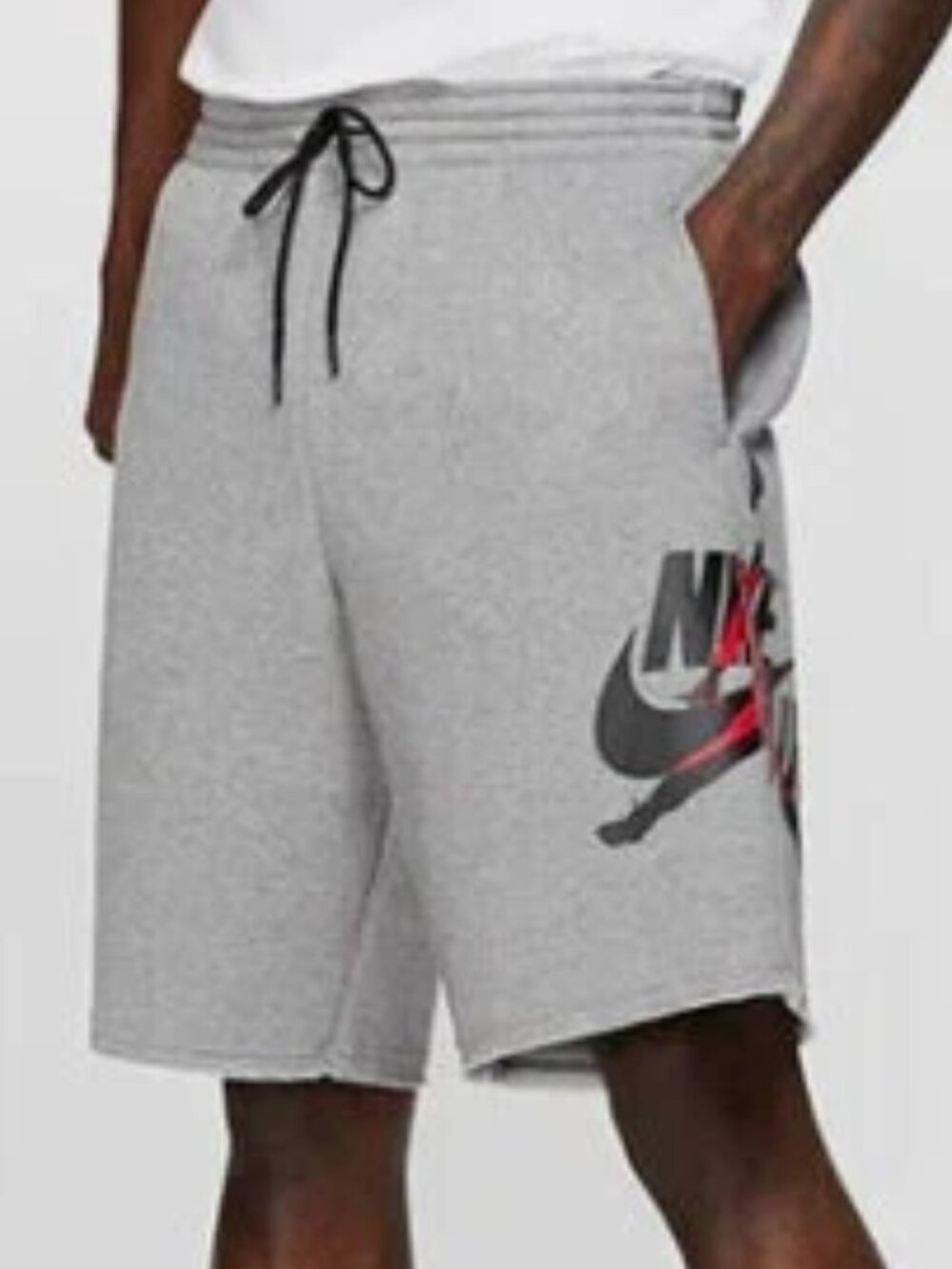 Nike Air Jordan Jumpman Classics Gray Fleece Shorts DH9508-091 - Large NWT